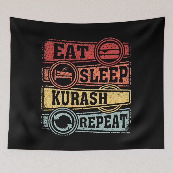Item preview, Eat Sleep Kurash Repeat designed and sold by GabbyKash.