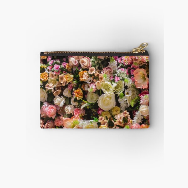 Item preview, Colorful Floral Wall With Roses and Mixed Spring Flowers for Wedding and Decoration Background designed and sold by Nmallia.