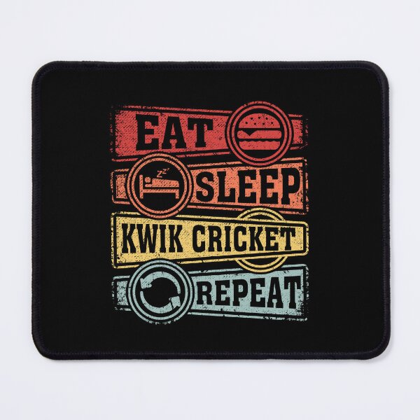 Item preview, Eat Sleep Kwik cricket Repeat designed and sold by GabbyKash.