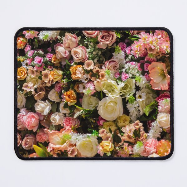 Item preview, Colorful Floral Wall With Roses and Mixed Spring Flowers for Wedding and Decoration Background designed and sold by Nmallia.