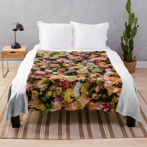 Item preview, Colorful Floral Wall With Roses and Mixed Spring Flowers for Wedding and Decoration Background designed and sold by Nmallia.
