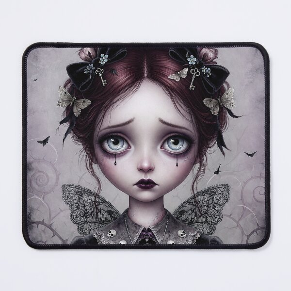 Item preview, Night Lilith. Gothic Surreal Girl Art Print. Dreamlike Dark Art Illustration designed and sold by Piagor.