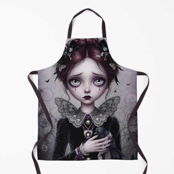 Item preview, Night Lilith. Gothic Surreal Girl Art Print. Dreamlike Dark Art Illustration designed and sold by Piagor.