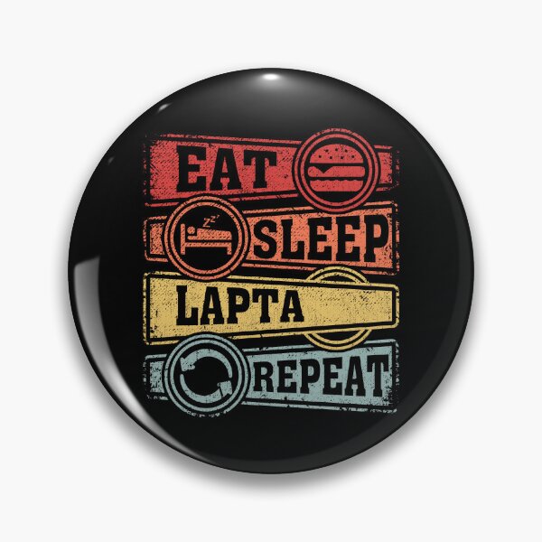 Item preview, Eat Sleep Lapta Repeat designed and sold by GabbyKash.