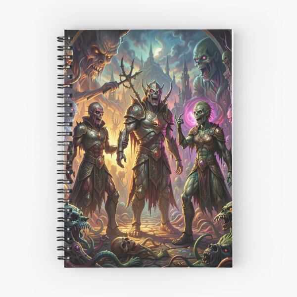 Item preview, Dark warriors in a Gothic fantasy realm full of fire, power, and an epic, dark atmosphere. designed and sold by FotoworldEdel.