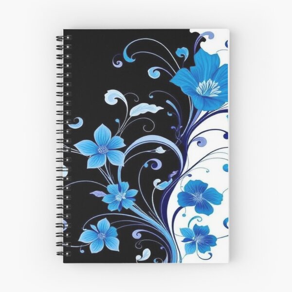 Item preview, Abstract Blue Floral  designed and sold by AllAroundArtist.