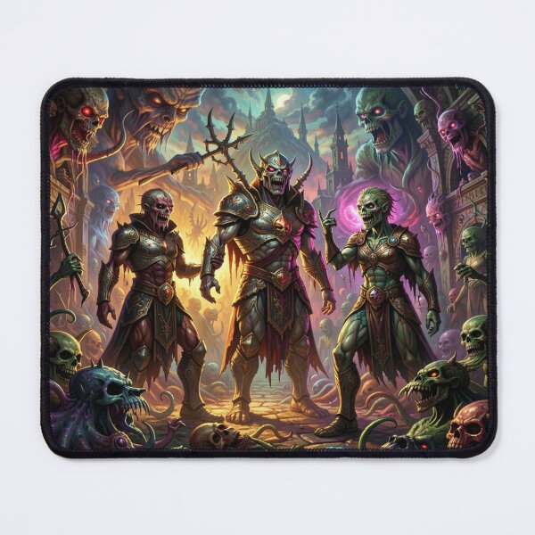 Item preview, Dark warriors in a Gothic fantasy realm full of fire, power, and an epic, dark atmosphere. designed and sold by FotoworldEdel.