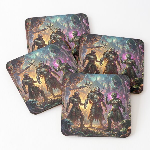 Item preview, Dark warriors in a Gothic fantasy realm full of fire, power, and an epic, dark atmosphere. designed and sold by FotoworldEdel.