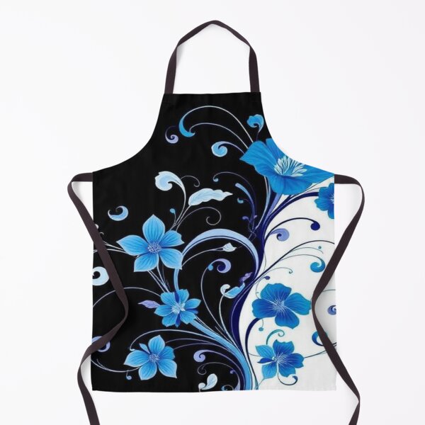 Item preview, Abstract Blue Floral  designed and sold by AllAroundArtist.