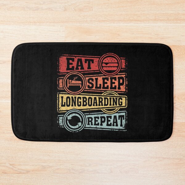 Item preview, Eat Sleep Longboarding Repeat designed and sold by GabbyKash.