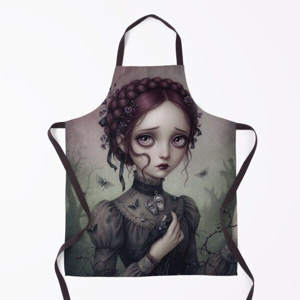 Item preview, Ophelia Hollow. Gothic Surreal Girl Art Print. Dreamlike Dark Art Illustration designed and sold by Piagor.