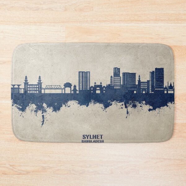 Item preview, Sylhet Bangladesh Skyline designed and sold by ArtPrints.