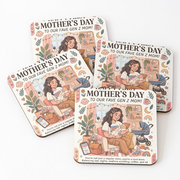 Item preview,  Mother's day Art — Gen-Z mom era designed and sold by SubhAksara.