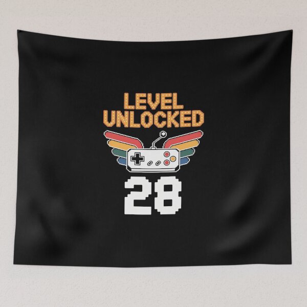Item preview, Level 28 Unlocked Birthday Gamer Console Mens Nerd Gag designed and sold by OlyvieArt.