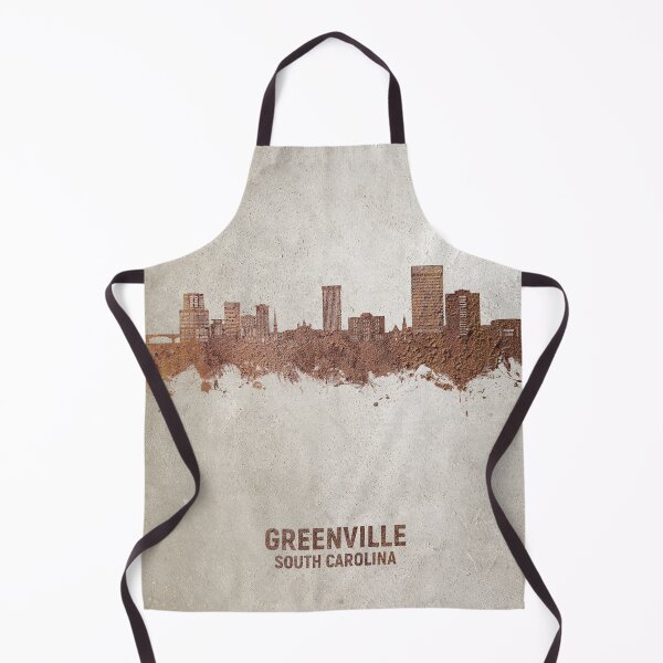 Item preview, Greenville South Carolina Skyline designed and sold by ArtPrints.