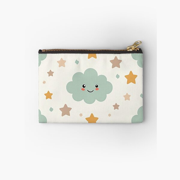 Item preview, Kawaii Mint Clouds & Stars Pastel Aesthetic designed and sold by mittie101.