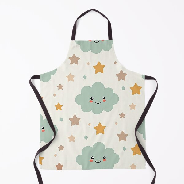 Item preview, Kawaii Mint Clouds & Stars Pastel Aesthetic designed and sold by mittie101.