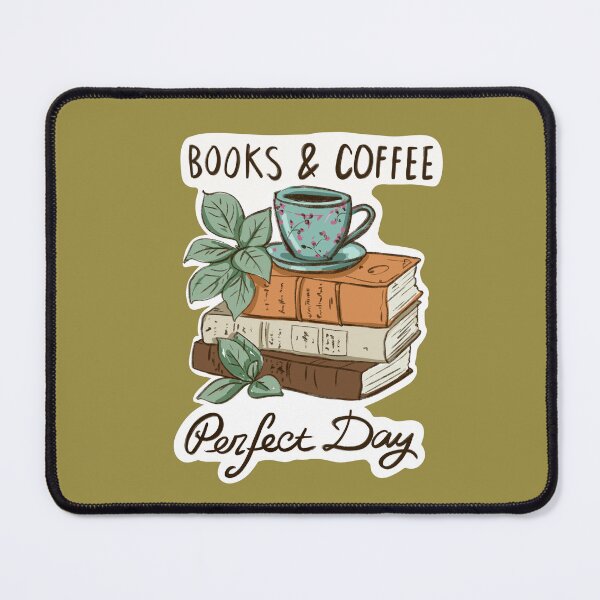 Item preview, Books and coffee perfect say reading designed and sold by sianelliot.
