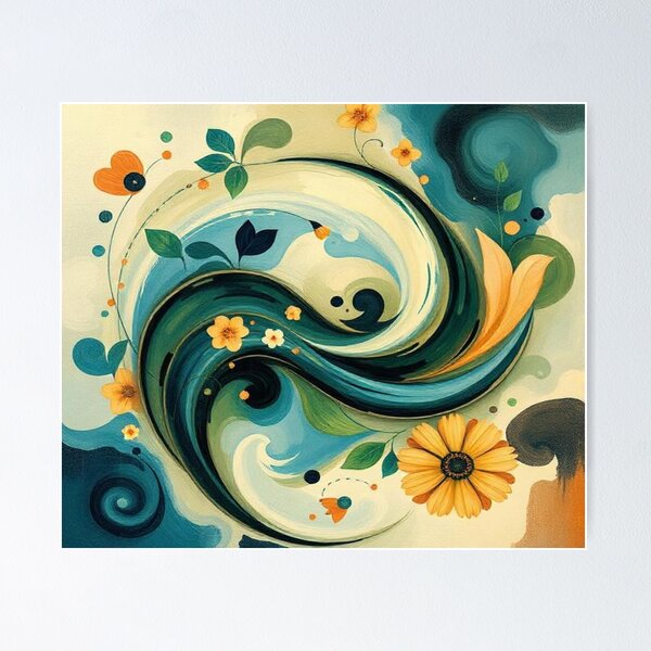 Item preview, Colorful Floral designed and sold by AllAroundArtist.