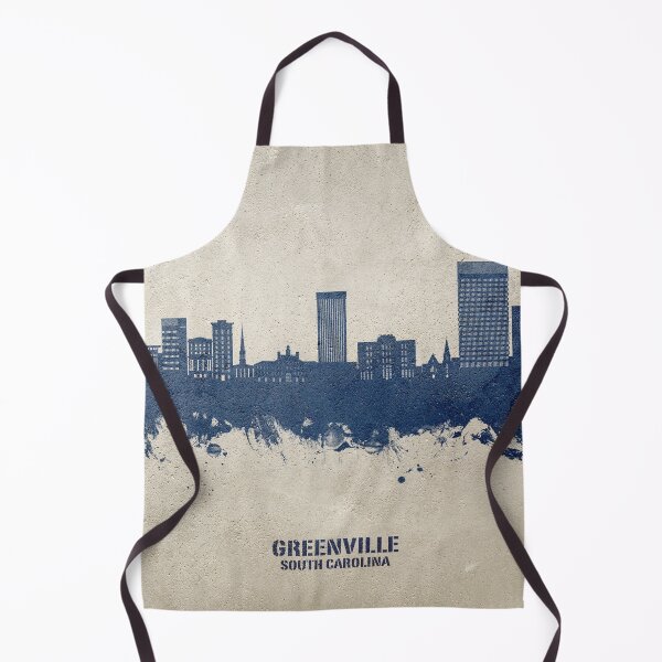 Item preview, Greenville South Carolina Skyline designed and sold by ArtPrints.