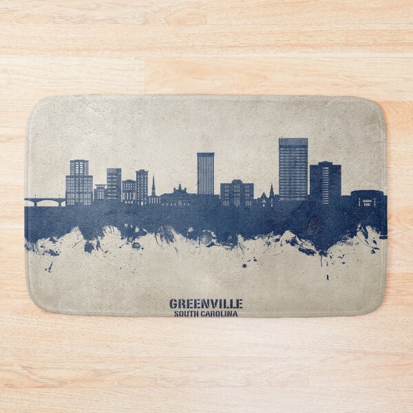 Item preview, Greenville South Carolina Skyline designed and sold by ArtPrints.