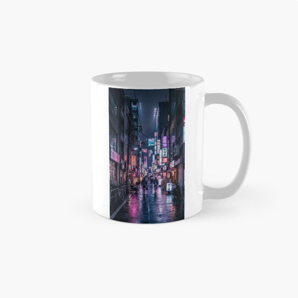 Item preview, Cyberpunk Tokyo Night – Neon City Alley & Rain Reflections designed and sold by GlyphGarden.