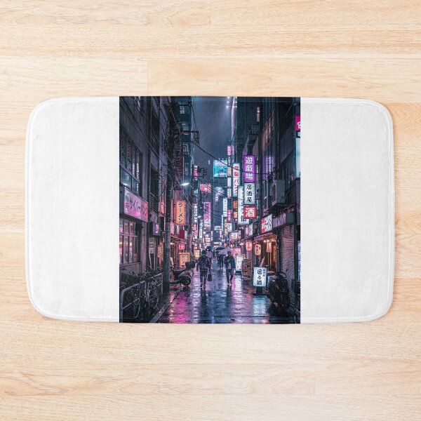 Item preview, Cyberpunk Tokyo Night – Neon City Alley & Rain Reflections designed and sold by GlyphGarden.