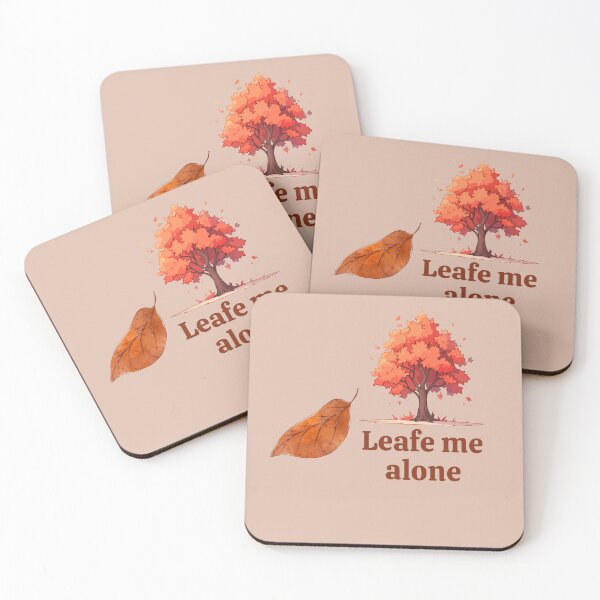 Item preview, Leafe me alone autumn tree illustration designed and sold by Sn1ver.