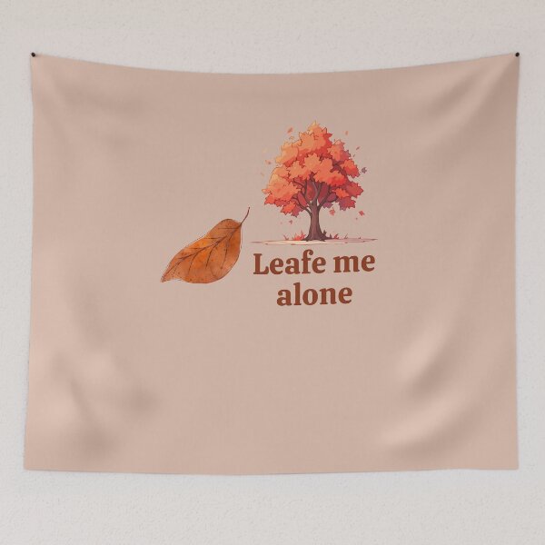 Item preview, Leafe me alone autumn tree illustration designed and sold by Sn1ver.
