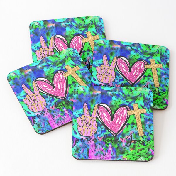 Item preview, Peace love and Jesus grease  designed and sold by KnightStarrArt.