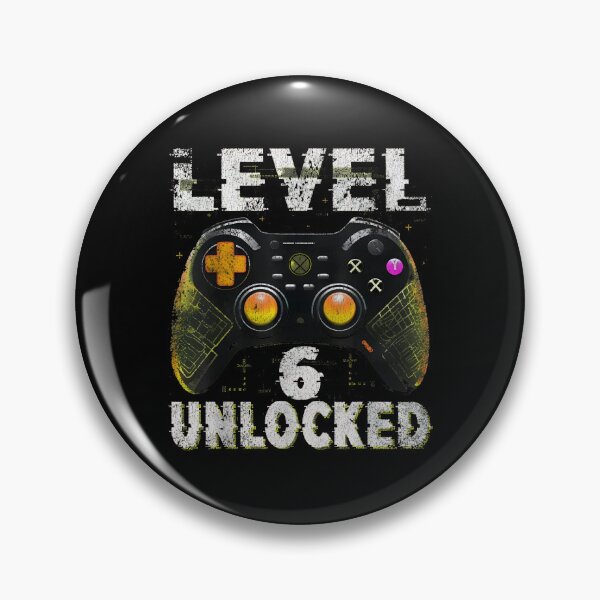 Item preview, Level 6 Unlocked Shirt Funny Video Gamer Geek 6th Birthday designed and sold by OlyvieArt.