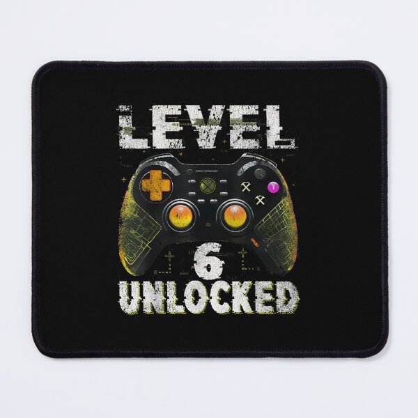 Item preview, Level 6 Unlocked Shirt Funny Video Gamer Geek 6th Birthday designed and sold by OlyvieArt.