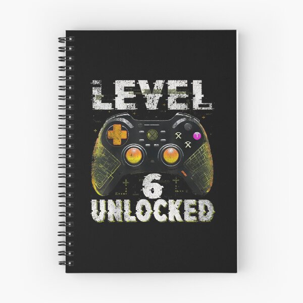 Item preview, Level 6 Unlocked Shirt Funny Video Gamer Geek 6th Birthday designed and sold by OlyvieArt.