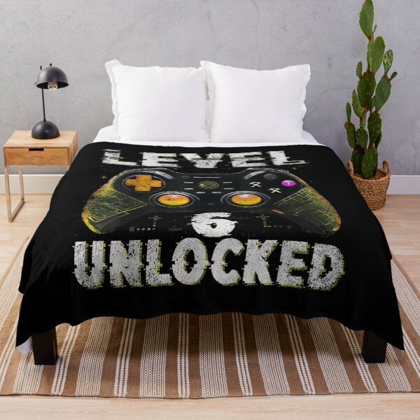 Item preview, Level 6 Unlocked Shirt Funny Video Gamer Geek 6th Birthday designed and sold by OlyvieArt.