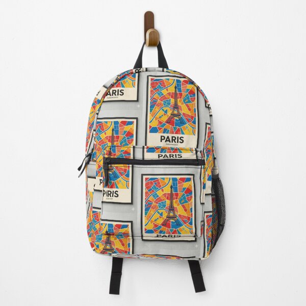 Item preview, Paris Abstract Map: Eiffel Tower in Color designed and sold by Billion-design.