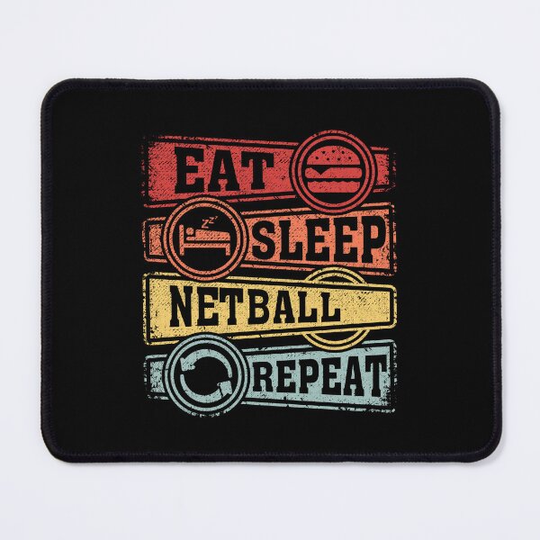 Item preview, Eat Sleep Netball Repeat designed and sold by GabbyKash.