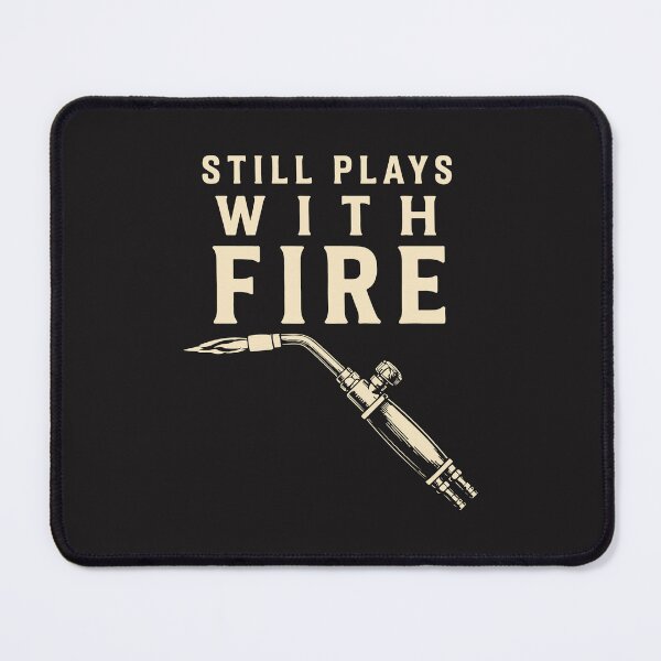 Item preview, Funny Welder Design Still Plays with Fire Welding Humor Retro designed and sold by kiralynstration.