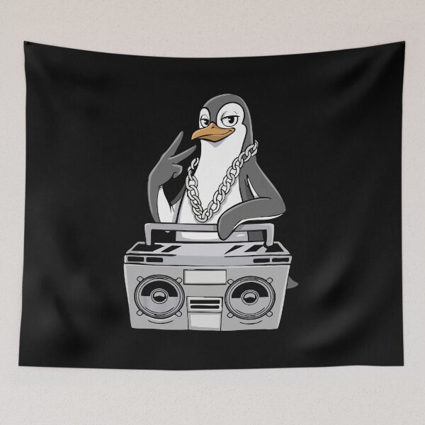 Artikelvorschau, Pinguin-Liebhaber Hip-Hop Kindermusik Jungen Pinguin entworfen und verkauft von DSWShirts.