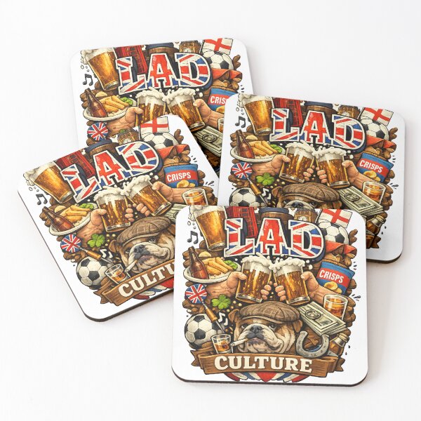 Item preview, Lad Culture Funny British Design – UK Pub Life Beer & Football Humour designed and sold by GarnerSupplyCo.