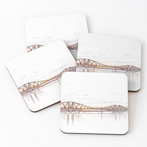 Item preview, Scottish Railway Majesty - Forth Bridge Sketch designed and sold by ArtworkNorth.