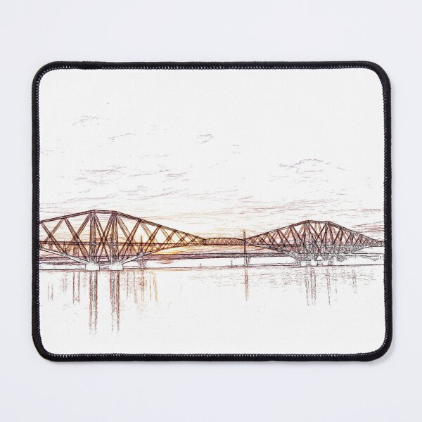 Item preview, Scottish Railway Majesty - Forth Bridge Sketch designed and sold by ArtworkNorth.