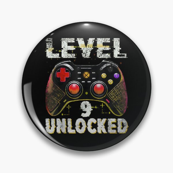Item preview, Level 9 Unlocked Shirt Funny Video Gamer Geek 9th Birthday designed and sold by OlyvieArt.