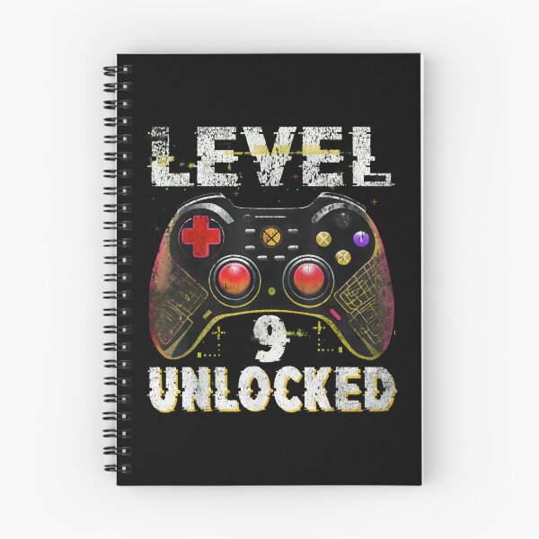 Item preview, Level 9 Unlocked Shirt Funny Video Gamer Geek 9th Birthday designed and sold by OlyvieArt.