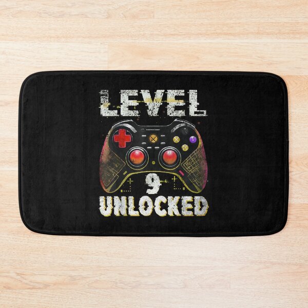 Item preview, Level 9 Unlocked Shirt Funny Video Gamer Geek 9th Birthday designed and sold by OlyvieArt.