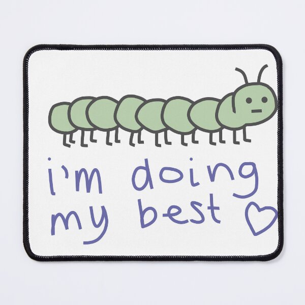 Item preview, Funny Caterpillar Doing His Best Absurdist Humor designed and sold by ellenhenry.