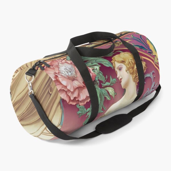 Item preview, Alphonse Mucha Primrose - Vintage Art Nouveau Floral Goddess Poster designed and sold by Tamas Das.