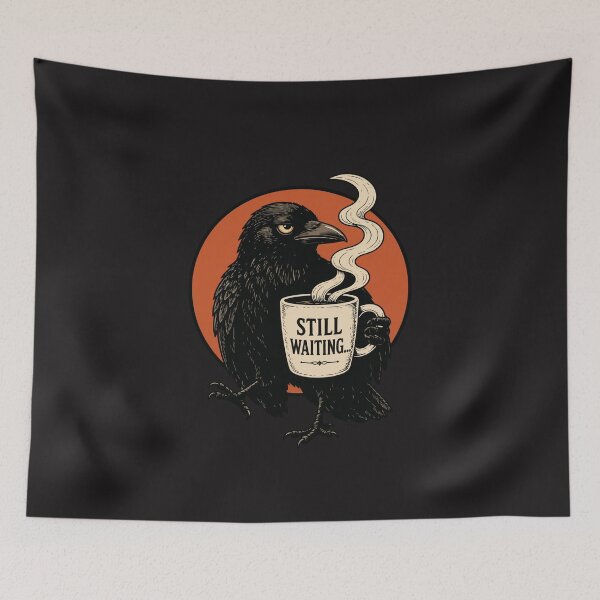 Item preview, Funny Raven Crow Vintage Dark Humor Retro Bird Design  designed and sold by kiralynstration.