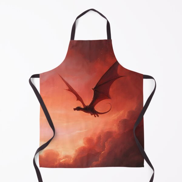 Item preview, Flying Red Dragon Fire Sunset Art designed and sold by GrinGalore.