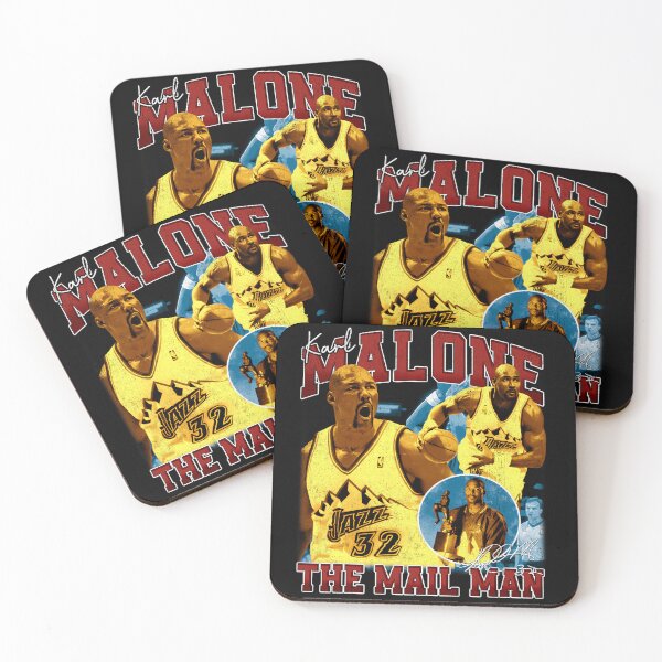 Item preview, Vintage KARL MALONE The Mail Man Basketball Legend Signature Retro 80s 90s Bootleg Rap Style  designed and sold by Fra-art.