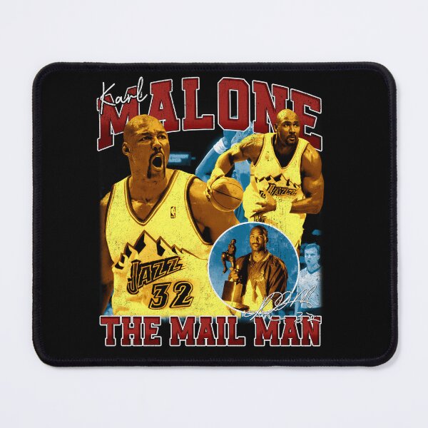 Item preview, Vintage KARL MALONE The Mail Man Basketball Legend Signature Retro 80s 90s Bootleg Rap Style  designed and sold by Fra-art.